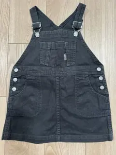 【COMME CA DU MODE】ブラックデニムジャンバースカート 95サイズ