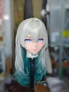全頭マスク ロック付き NO.2116 顔交換 コスプレ 着ぐるみ