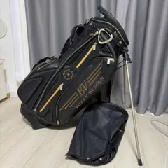 ま*ん様 Vokey Design スタンド式ゴルフバッグ ブラック VOKEY DESIGN タイトリスト ボーケイ ミッドサイズ スタッフバッグ