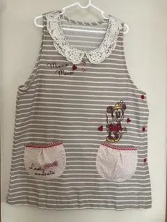 ミニーエプロン　保育士　Lサイズ