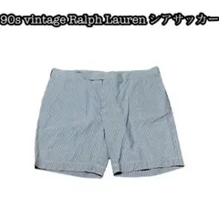 80s90s OLD Ralph Lauren vintage シアサッカー 白