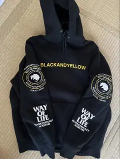 RATS BLACKANDYELLOW パーカー Lのサムネイル