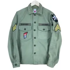 【marka】U.S.ARMY ワッペンユーティリティシャツ ジャケット 日本製