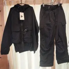 アンドワンダー ROA セットアップ パンツXL 黒 - メルカリ
