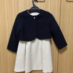 フォーマルドレスセット ネイビー/ホワイト