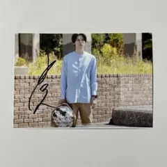 岡田健史　水上恒司　直筆サイン付き　フォトスタンド 水上恒司 岡田健史 直筆サイン入り写真立て