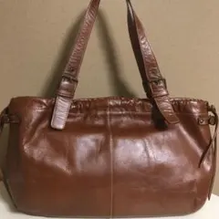 美品✨ レザー コーチ COACH ハンドバッグ がま口￼ 12248 ブラウン