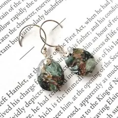 確認用ページ セラフィナイトコッパー オーバルシェイプ ピアス 14kgf