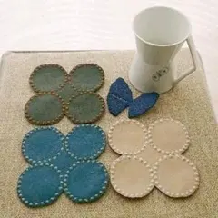 なつまる様☆専用☆ ミナペルホネン ☆ タンバリン dop ☆ コースター ♪