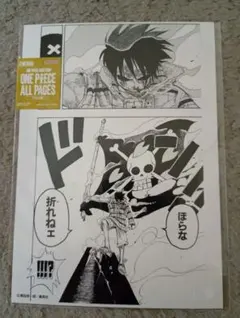 ONE PIECE Base shop all pages 折れねえ海賊旗ルフィ - メルカリ