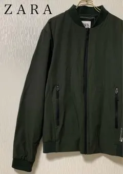 ZARA ザラ　ブルゾン　ジャケット　アウター　ミリタリー　MA1　アウトドア