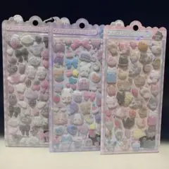 クーリア　ボンボンドロップシール　３枚セット
