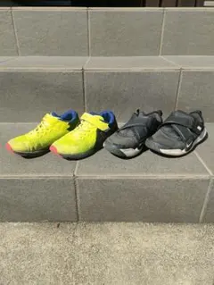 ASICS イエロー ブラック スニーカー