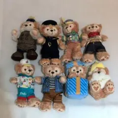 ディズニー ダッフィー ぬいぐるみキーホルダー まとめ売り