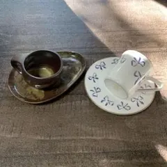 和と洋コーヒーカップソーサー