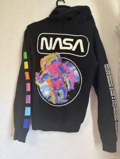 NASA 宇宙飛行士グラフィックパーカー S/CH
