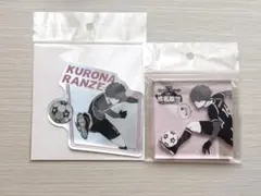 ブルーロック ブルーロック展　黒名蘭世 ステッカー&コマプレート2点セット