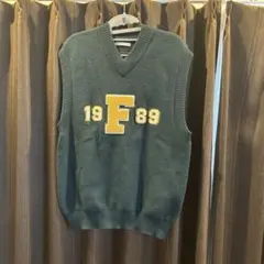 ZARA ダークグリーン ニットベスト M