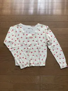 【Ehyphen world gallery】 チェリー柄カーディガン