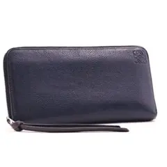LOEWE アナグラム ラウンドファスナー長財布 ネイビーのサムネイル