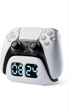 PS5用 コントローラー 充電 スタンド 時計機能搭載 急速充電 過充電保護