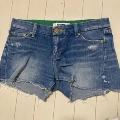 SLY ダメージデニムショートパンツ
