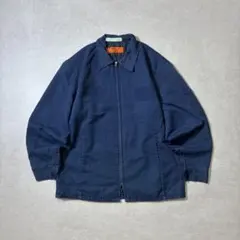 USA製vintage REDKAPワークジャケットMネイビーTALONジッパー