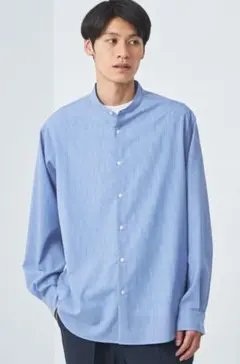 グリーンレーベル　ウォッシャブルトロジャストルーズシャツ　防シワトーマスメイソン