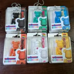 BE@RBRICK クリアチャーム6点セット　ガチャ　ベアブリック