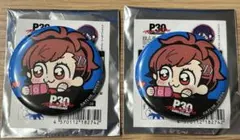 ペルソナ 30th ぶくぶ P3W P3P ハム子 主人公 缶バッジ - メルカリ