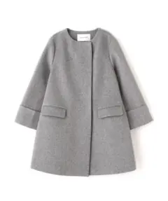 ノーカラーミドルコート 24AW