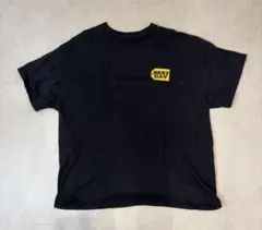 プリント Tシャツ ブラック XL