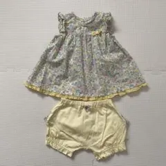 センスオブワンダー　ワンピースパンツセット　70〜80