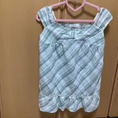 anySis チェック柄タンクトップ