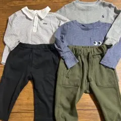 子供服 80 春秋 長袖長ズボン