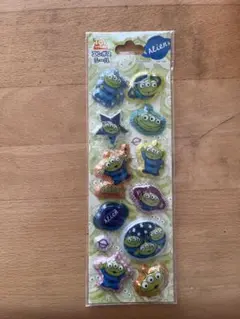 ディズニー★ボンボンドロップ　ぷくぷくシール★トイストーリーリトルグリーンメン