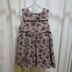 BeBe　花柄 ワンピース 120cm　110cm