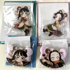 鬼滅の刃 実りの秋まつり2025 アクスタ くま缶バッジセット しのぶ カナヲ