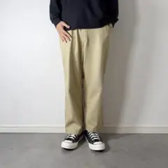 80sUSA製 Dickies 874ワークパンツ チビタグ ベージュ 古着