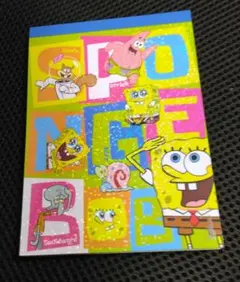 スポンジボブ　パトリック　メモ帳