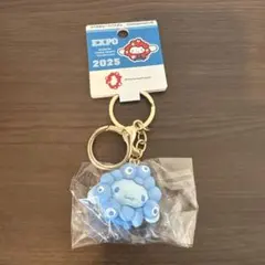 サンリオ ミャクミャク 推しカラーキーホルダー　シナモロール