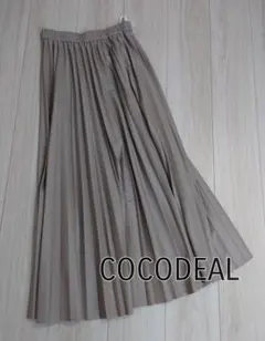 COCODEAL プリーツスカート ベージュのサムネイル