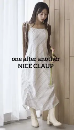 one after another NICE CLAUPキャミワンピース