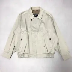 希少ノバチェック　Burberry ブルゾン　ショート丈　比翼　y2k 古着