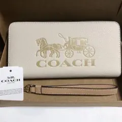 ☆新品未使用☆ COACH エレファント刺繍 16cm長財布☆箱付き☆ - メルカリ