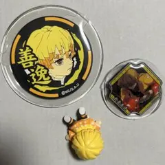 鬼滅の刃 我妻善逸 ラバーシール バッジ