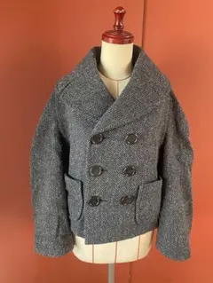 【美品 希少】トリココムデギャルソン パッチワーク ウール ジャケット 美品 希少】トリココムデギャルソン パッチワーク ウール ジャケット