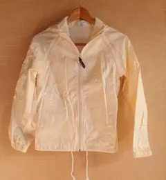 Champion レディースM ウィンドブレーカー クリーム色