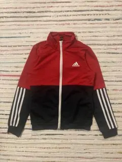 adidasジップジャージ赤と黒セットアップ adidasジップジャージ赤と黒セットアップ adidasジップジャージ