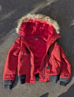 AVIREX リアルファー ジャケット 古着 着画あり